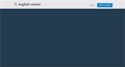 Desktop Screenshot of englishcorner.ca